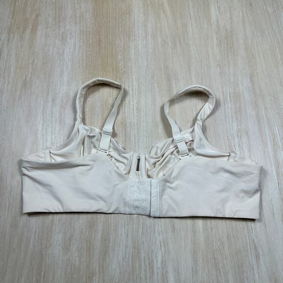 Cacique by Lane Bryant Cream Lightly Lined Full Coverage Underwire Bra 46C - Picture 10 of 13